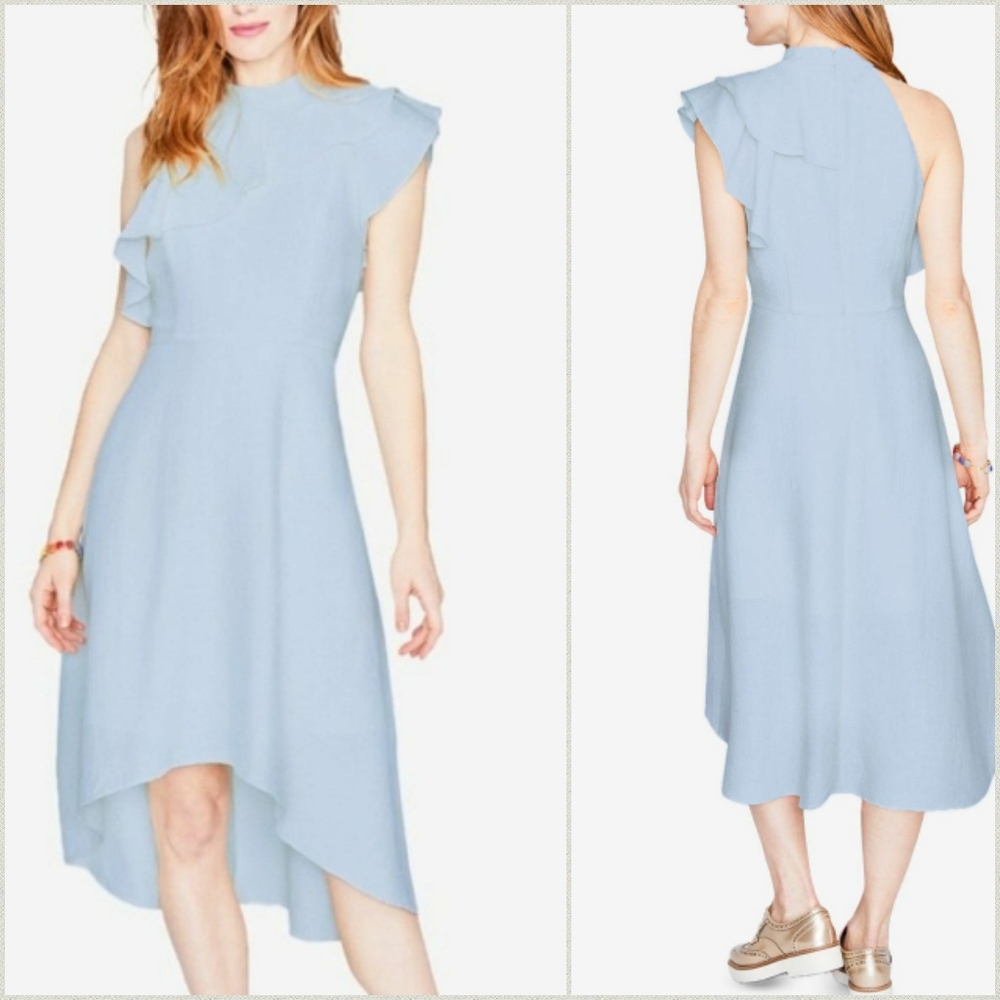 RACHEL ROY ruffled high/low midi dress